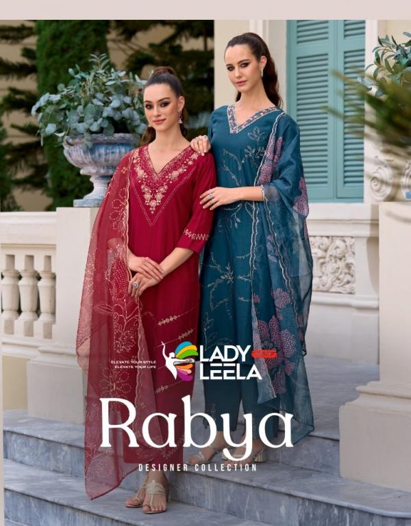 Lady Leela Rabya Silk Kurti Bottom With Dupatta